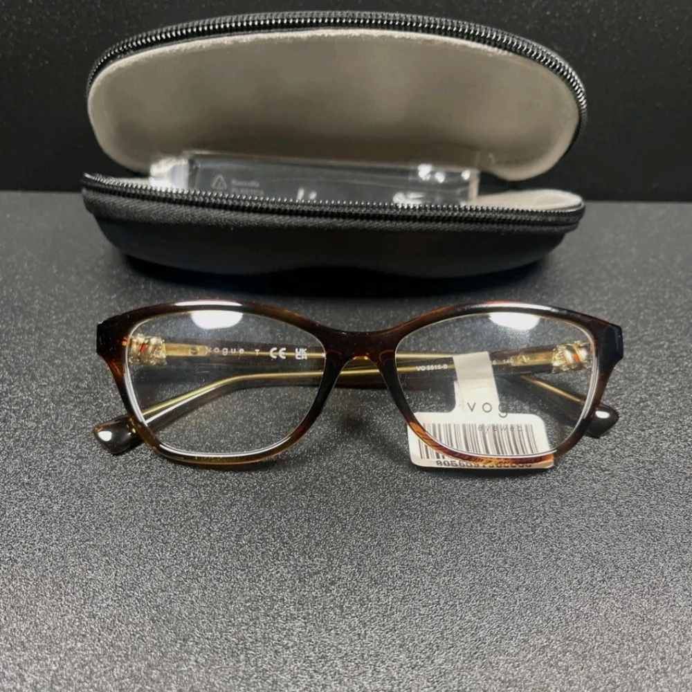 NWT!! Vogue T VO5516 53[]16-140 Brown Eyeglasses / Frames W/Case MF